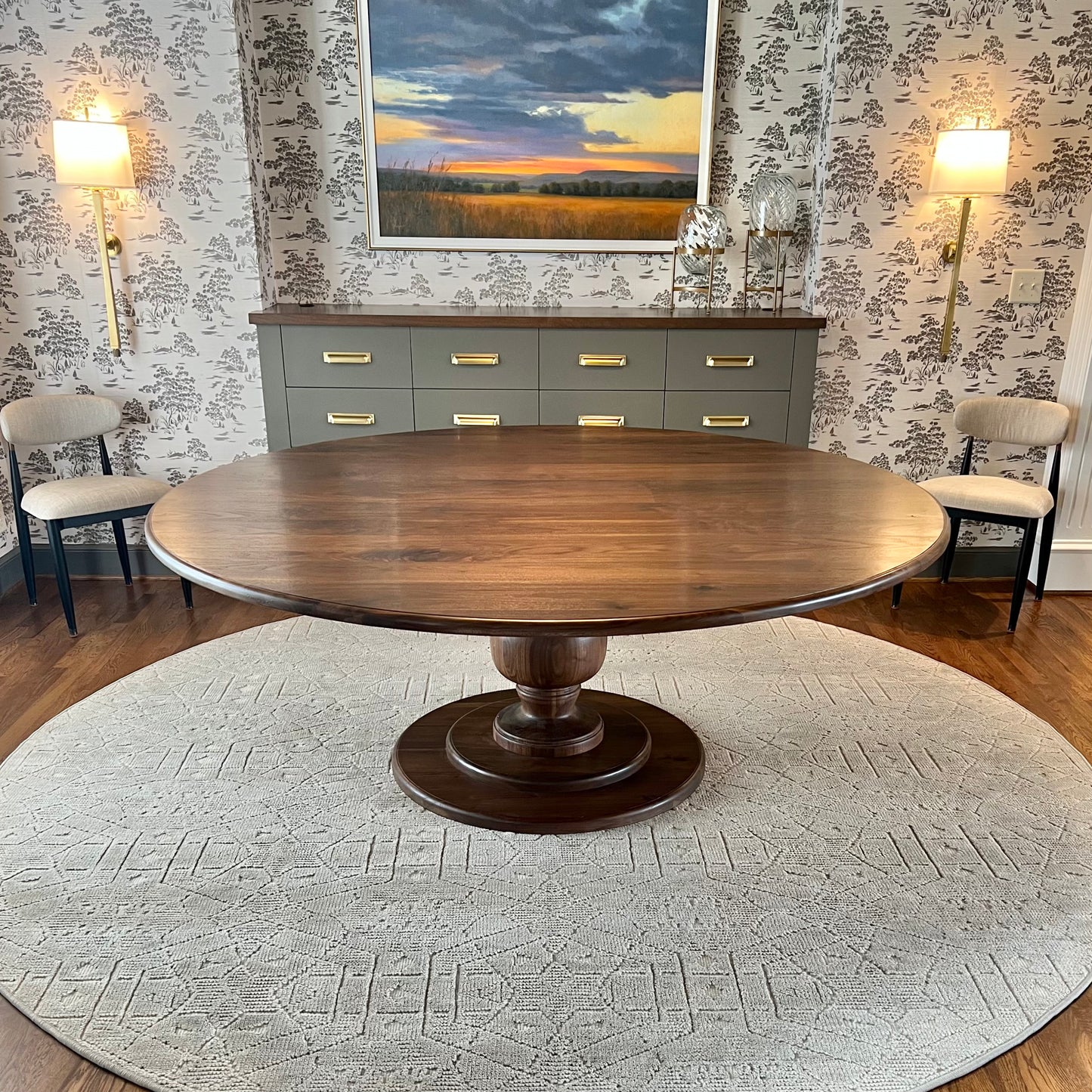 Anderson Pedestal Round Dining Table